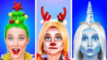 CHRISTMAS MAKEUP AND OUTFIT IDEAS Christmas TikTok Is Out Of Control! Tutorial by 123GO! SCHOOL