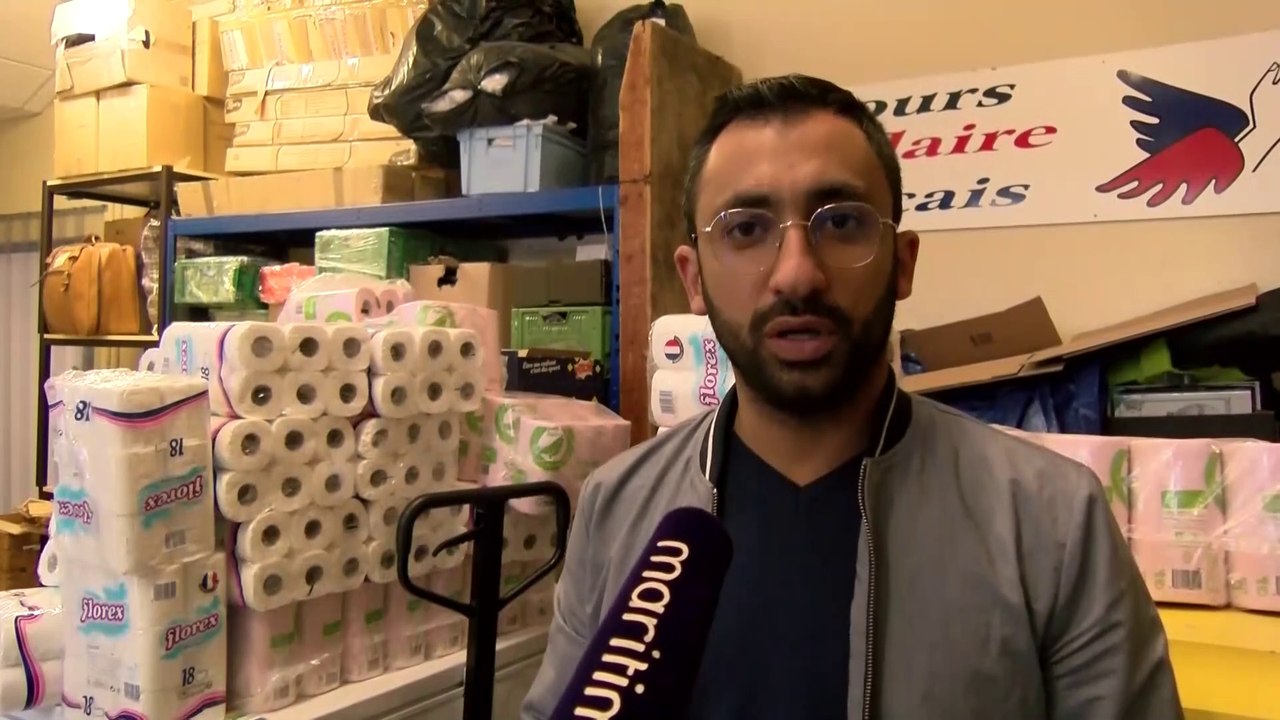 Secours Populaire Martigues : réaction d'Arthur Chakhoian au micro de Davy Moisson