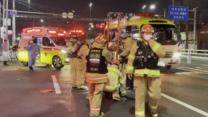 하수관 작업 도중 호흡곤란 온 노동자 구조 / YTN