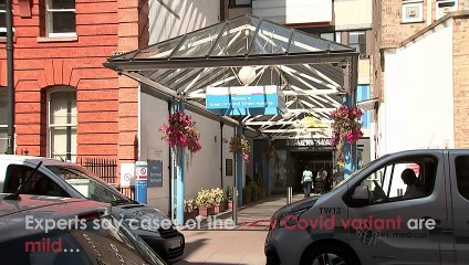 What are the symptoms of Omicron in children?