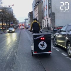 Moins de bruit, de pollution... La livraison à vélo est en plein essor