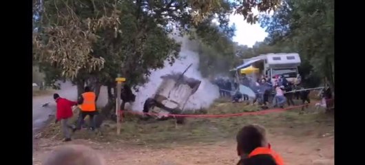 Rallye Vins Du Gard 2021 Bourguignon Huge Crash Amateur