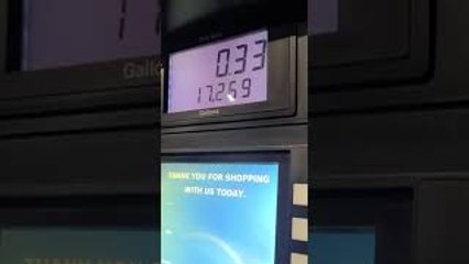 Gas Pump Charges Pennies to Fill Tank