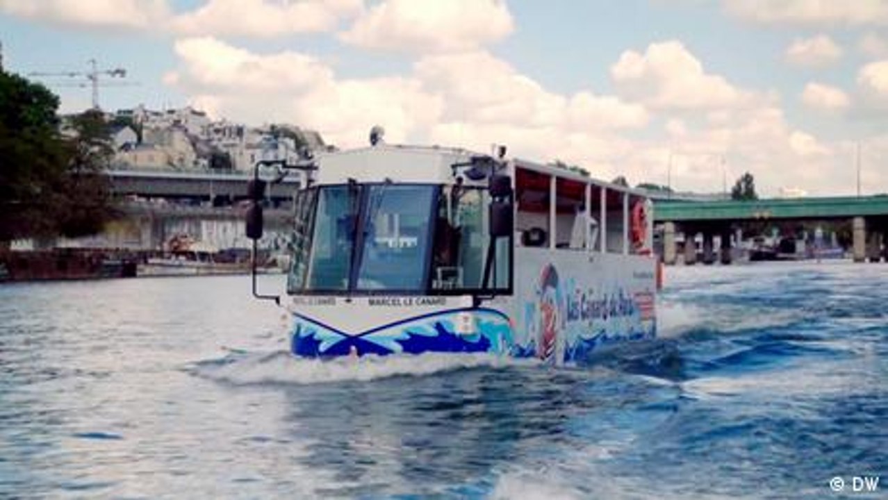 Paris: Der erste Amphibienbus für Touristen