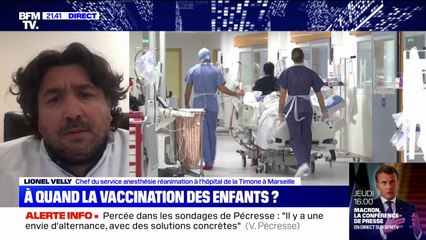Pr Lionel Velly à Marseille: "C'est une épidémie qui reste massivement de non-vaccinés"