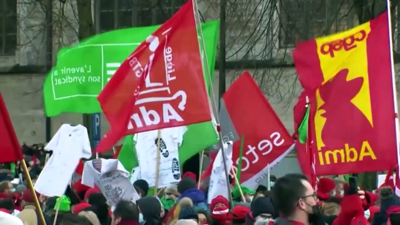Sturm auf das Gesundheitsministerium: Demonstration in Brüssel artet aus