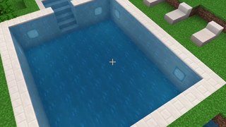 How to build a POOL in MInecraft