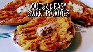 Quick And Easy Baked Sweet Potatoes Recipe with Cinnamon Sugar-Free