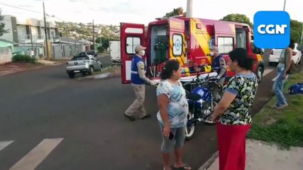 Motociclista de 22 anos fica ferido em colisão contra Fiat Toro no Bairro Brasmadeira