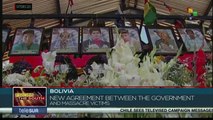 FTS 18:30 07-12: Bolivian govt. signs agreements with massacre victims