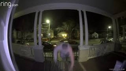 Ring Doorbell Catches Trip on Stairs