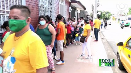 Familias del barrio Monseñor Lezcano le cantan a la madre del Jesús El Salvador