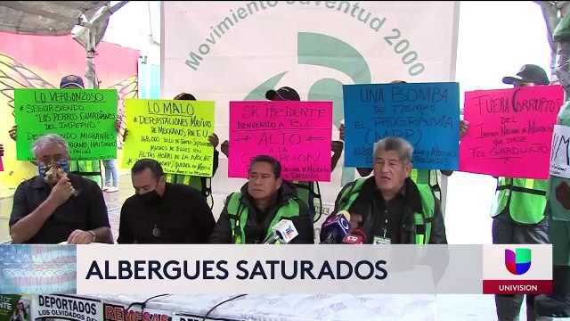 Migrantes haitianos y centroamericanos provocan saturación de albergues en Tijuana