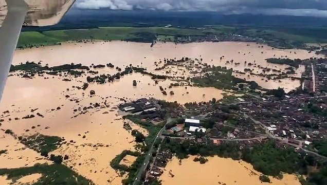 Ciclone provoca inundações na Bahia