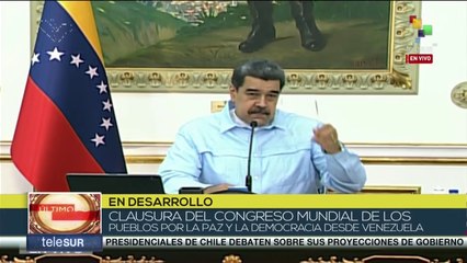 Líderes socialistas participan en la clausura del Congreso Pueblos por la Paz