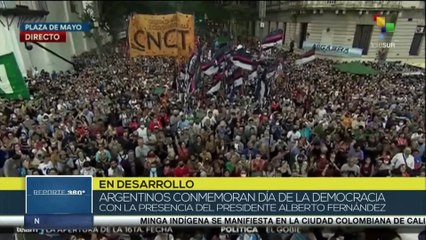 Lula da Silva conmemora junto a los argentinos el Día de la Democracia