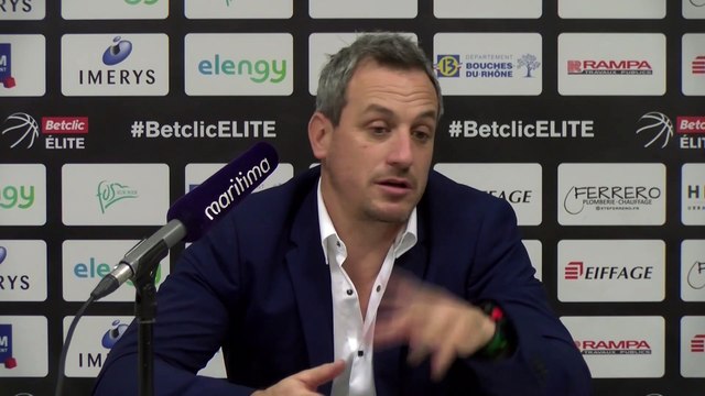 Au micro maritima: Rémi Giuitta après la défaite de Fos contre Boulogne Levallois