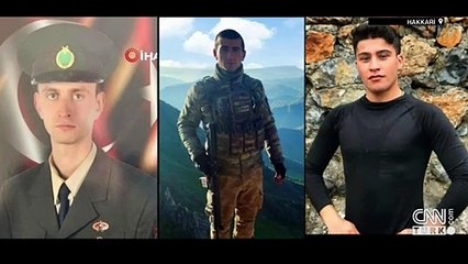 Irak'ın kuzeyinde şehit olan askerler için son görev
