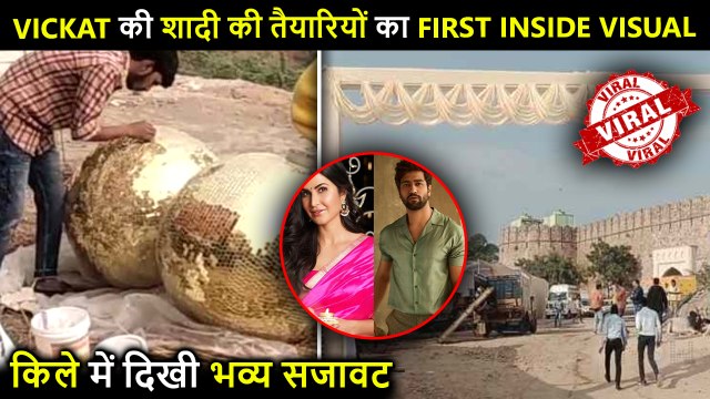 INSIDE VIDEOS Of Katrina Kaif-Vicky Kaushal's Wedding Preparations Go Viral
