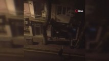 Ankara’da bir iş yerine bıçaklı ve sopalı saldırı anı kamerada