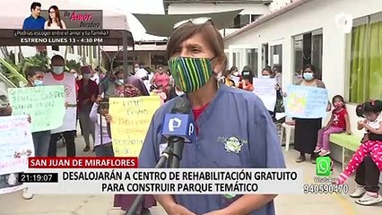 SJM: desalojo de centro de rehabilitación para niños podría afectar a más de 400 casos