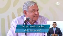 “Queremos cuentas claras y chocolate espeso”, bromea AMLO