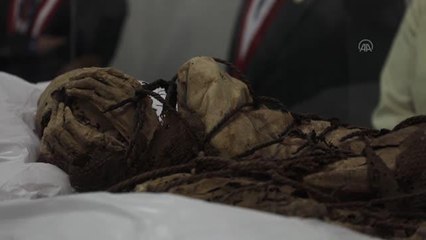 Arkeologlar, Peru'da 800 yaşında olduğu değerlendirilen bir kadın mumyası buldu