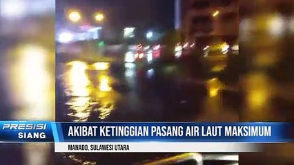 Banjir ROB, Kawasan Manado Town Square Diterjang Banjir