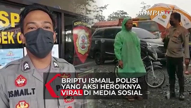Cerita Briptu Ismail dan Aksinya yang Selamatkan Penambang Pasir dari Bencana Gunung Semeru