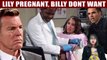 The Young And The Restless Spoilers Lily suspects she is pregnant, does it make Billy happy-