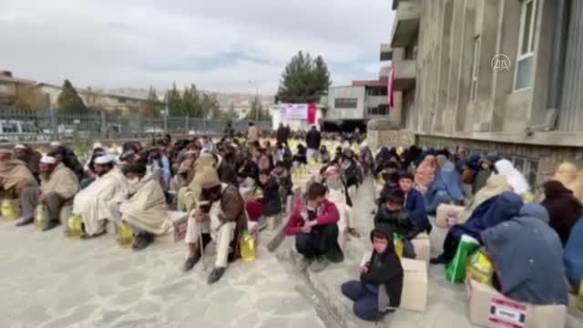 AFAD'dan Afganistan'daki ihtiyaç sahibi 2 bin aileye gıda yardımı