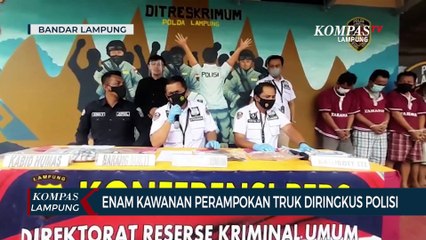 Enam Kawanan Perampok Truk Diringkus Polisi