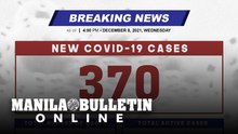 DOH reports 370 new cases, bringing the national total to 2,835,593, as of DECEMBER 8, 2021
