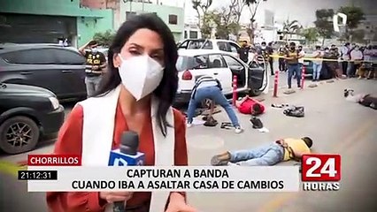 Chorrillos: cae banda que intentó robar casa de cambio