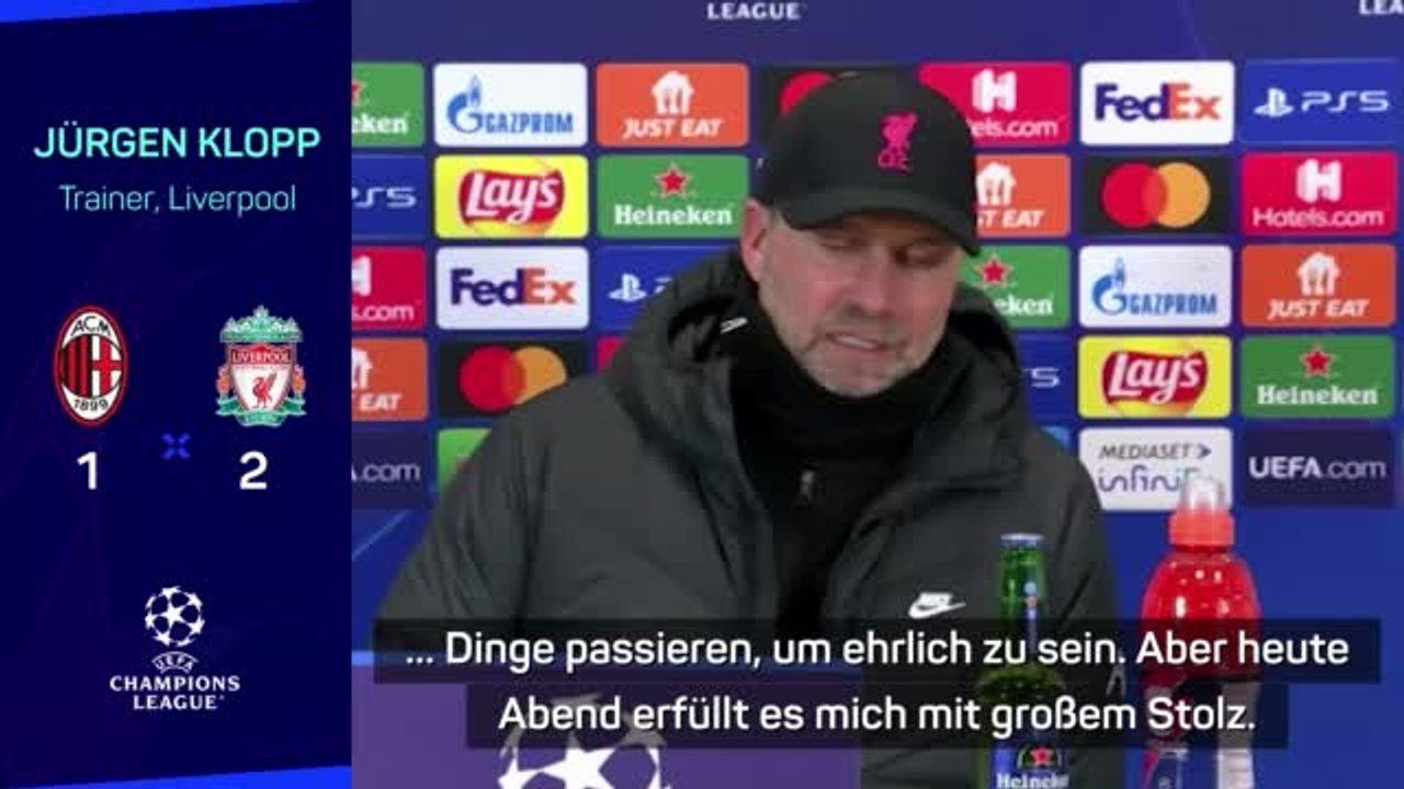 Klopp nach Rekordsieg: 'Erfüllt mit großem Stolz'