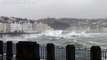 Huge waves from Storm Barra batters Isle of Man's coastline