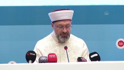 Erbaş: "Şiddetin her çeşidiyle kararlılıkla mücadele etmek en temel dini ve insani görevdir"