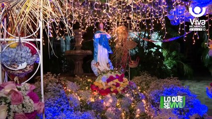 Daniel y Rosario rinden honores a la Inmaculada Concepción de María