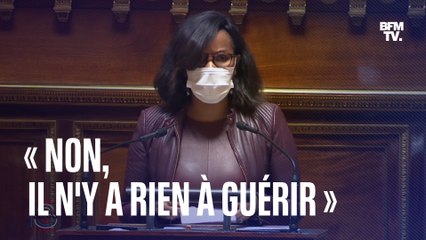 Au Sénat, les mots d'Elisabeth Moreno lors du vote d'une loi interdisant les "thérapies de conversion"