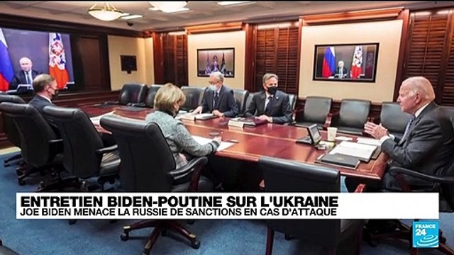 Biden a averti Poutine que la Russie subirait de fortes sanctions en cas d'escalade avec l'Ukraine