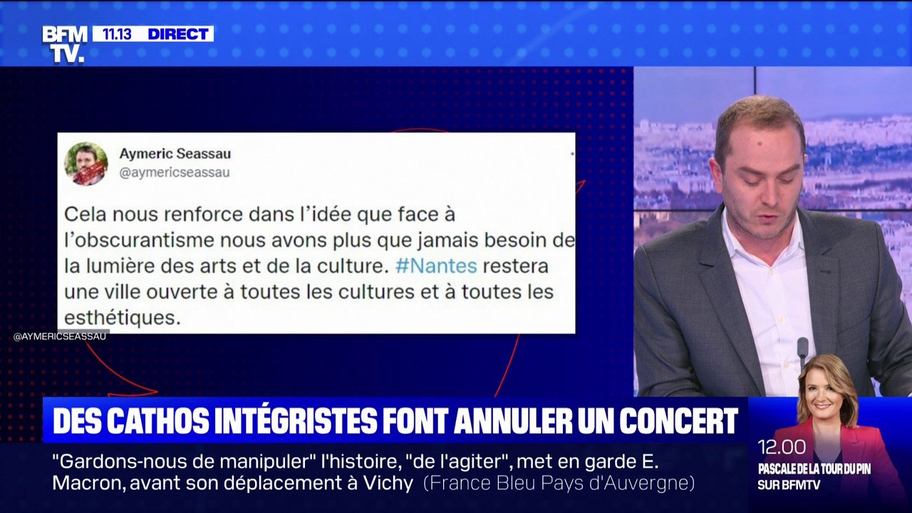 À Nantes, des catholiques intégristes font annuler un concert d'une artiste qu'ils accusent de "satanisme"