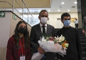 Milli Eğitim Bakanı Özer, "Birlikten Sevgi Doğar" temalı resim sergisinin açılışına katıldı