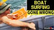 'HILARIOUS SURFING FAIL - Guy falls off paddleboard and into water '
