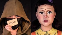 'Makeup artist in The Philippines goes viral for recreating Squid Game's Doll look ( 28M Views)'