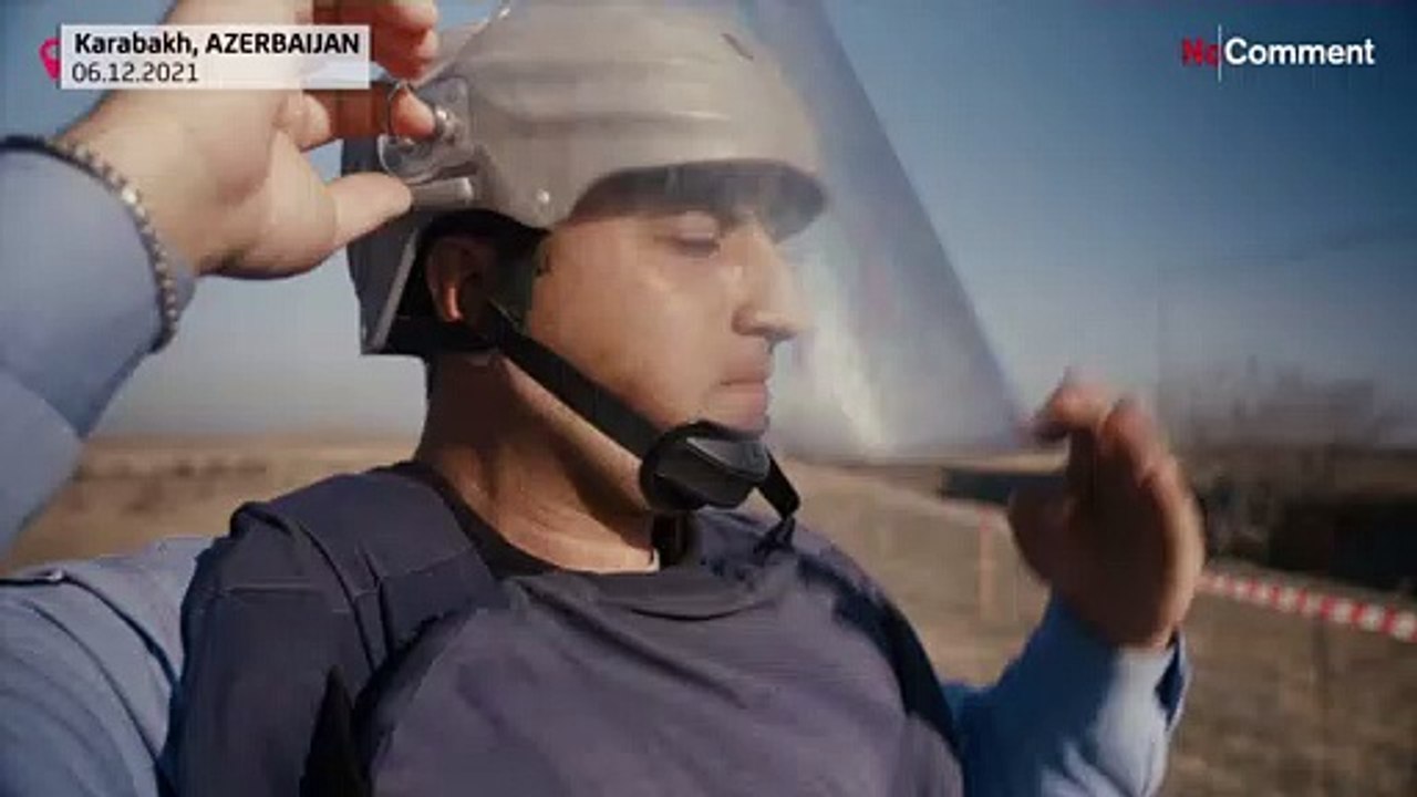 Azerbaiyán | El ejército azerí desactiva y destruye las minas terrestres abandonadas tras la guerra