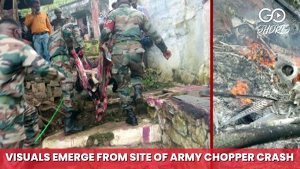 बिपिन रावत हेलिकॉप्टर क्रैश की कुछ तस्वीरें; अबतक 13 के मारे जाने की पुष्टि