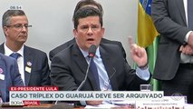 O possível arquivamento do caso do triplex do Guarujá rendeu troca de acusações entre Lula e Sergio Moro.