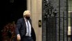 Johnson departs Downing Street ahead of PMQs
