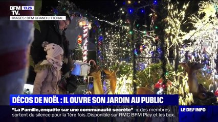 Totalement réaménagé pour Noël, ils ouvrent leur jardin illuminé au public