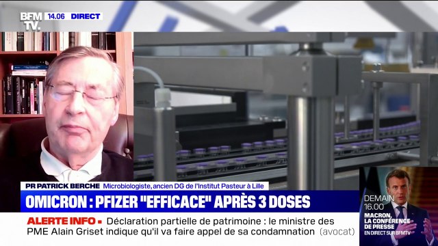 Omicron: le vaccin Pfizer efficace après trois doses